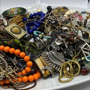 Jewelry Lot Mixed Craft Junk Wearable Harvest Resell